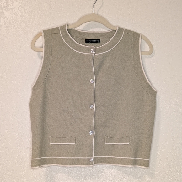 Emerson Lang Sweaters - Emerson Lang Sleeveless Sweater Vest